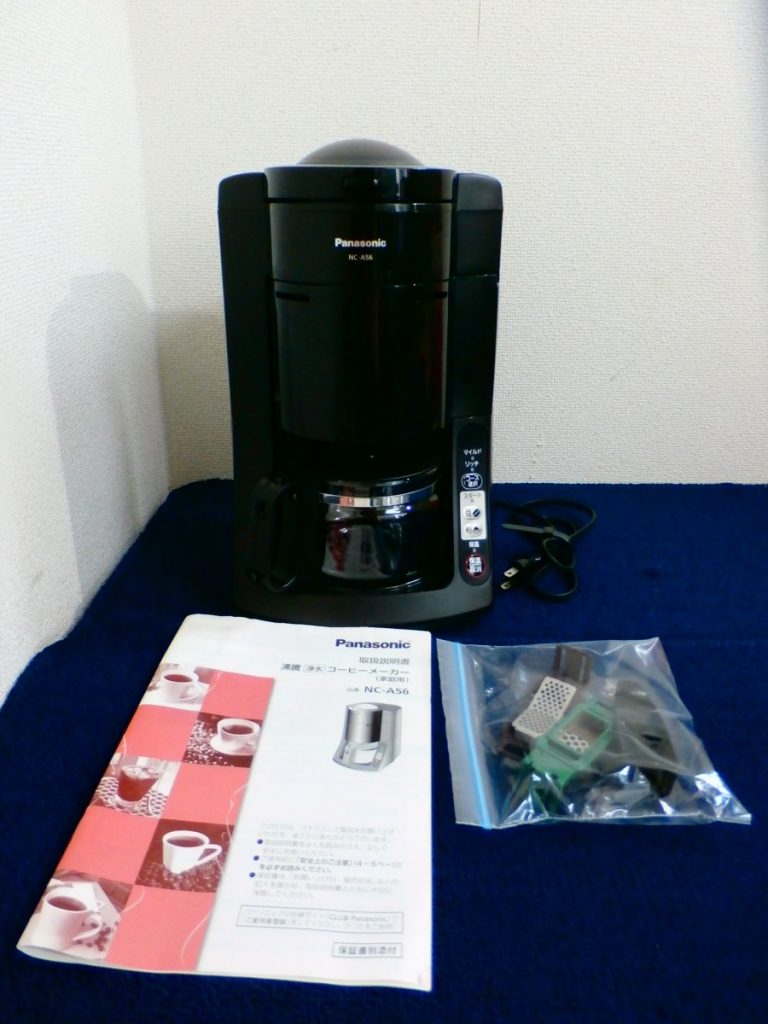 Panasonic 全自動コーヒーメーカー NC-A56-K お買取りしました。 | リサイクル・リユースショップEARTH